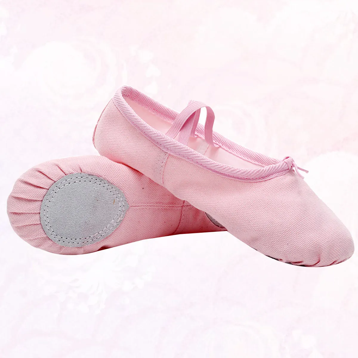 1Pair Ballet Shoes Breathable Comfortable Lightweight Anti-Slip Yoga Dance Shoes Ballroom Ballet Jazz Size 30 Pink