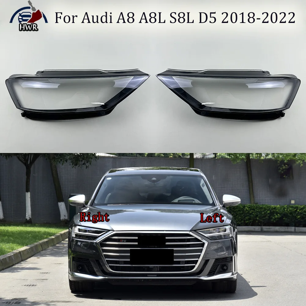 

Headlamp Cover Shade Transparent Lampshade Headlight Shell Plexiglass Replace Original Lens For Audi A8 A8L S8L D5 2018-2022