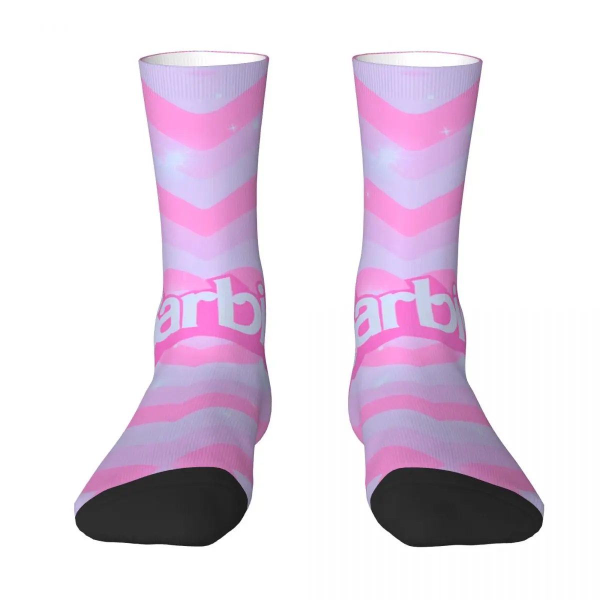 Barbie Logo Stockings Adults Men Socks High Quality Fashion Socks Spring Outdoor Non-Slip Design Socks Gift Idea