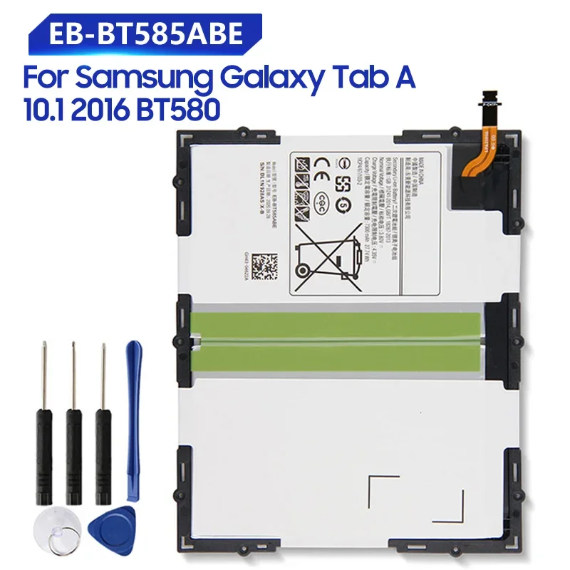 

Replacement Battery For Samsung Galaxy Tab A 10.1 2016 T585C BT580 SM-T585 EB-BT585ABE EB-BT585ABA 7300mAh