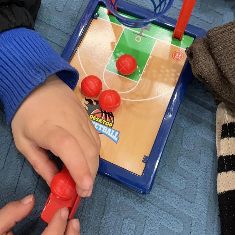 

Finger Basketball Shooter 3-in-1 Desktop Toy for Child Education,Parent-Child Competition & Adult Stress Relief.Fun for All Ages