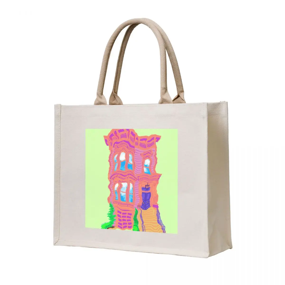 

Trippin’ thru San Fran Tote Bag canvas shopping bag tote bag men canvas tote