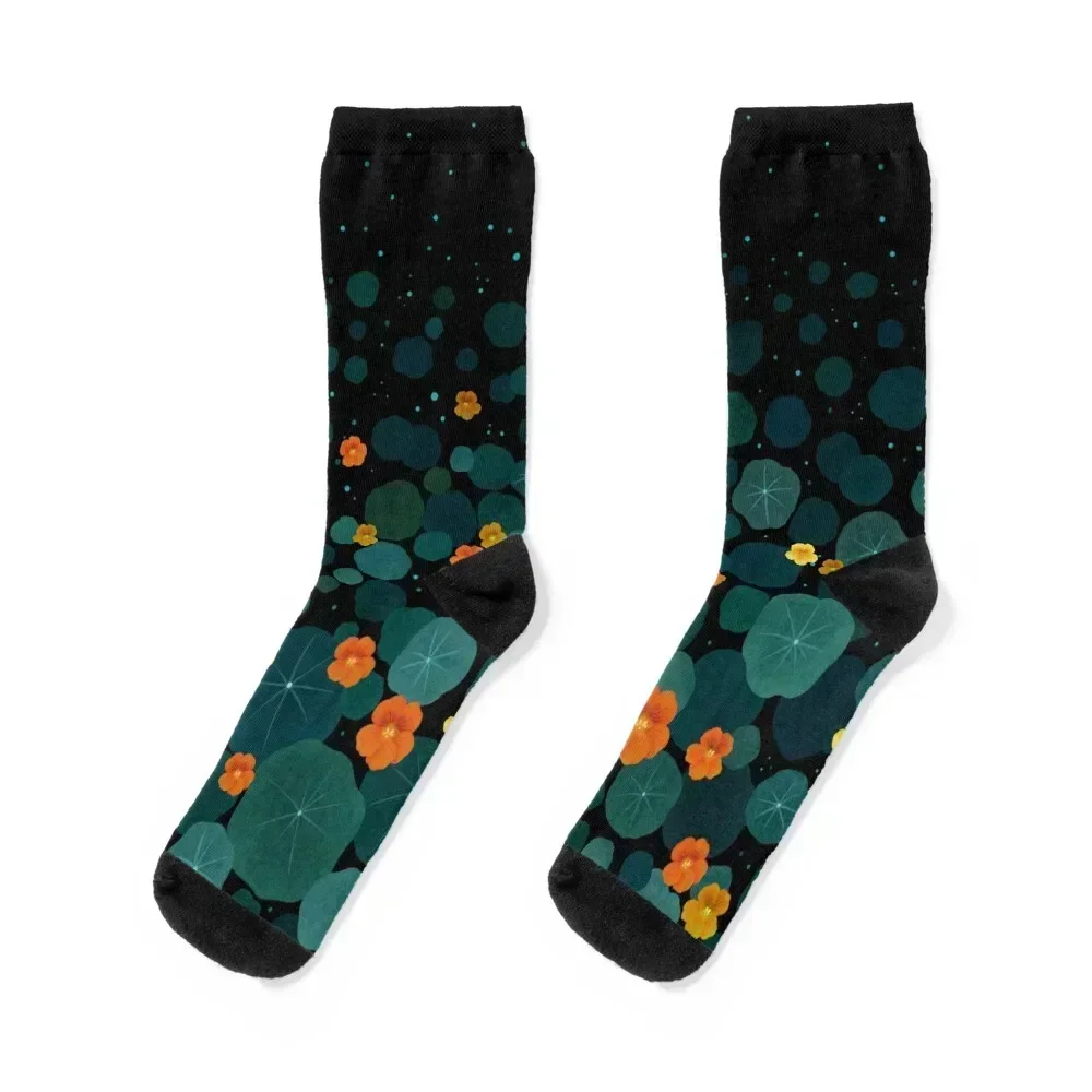

Nasturtium Garden Socks set golf tennis kids Socks Men Women's