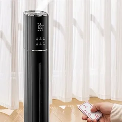 Humidificador doméstico silencioso para dormitorio, gran volumen, tipo suelo antiniebla, mujeres embarazadas y bebés, máquina de pulverización de purificación de aire interior