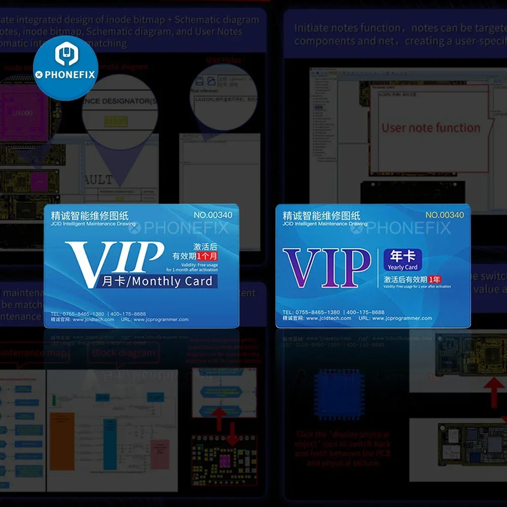 Diagrama esquemático de dibujo inteligente de JC-ID, Bitmap para IPhone, Ipad, teléfonos Android, placa lógica, circuito, herramientas de diagrama integrado
