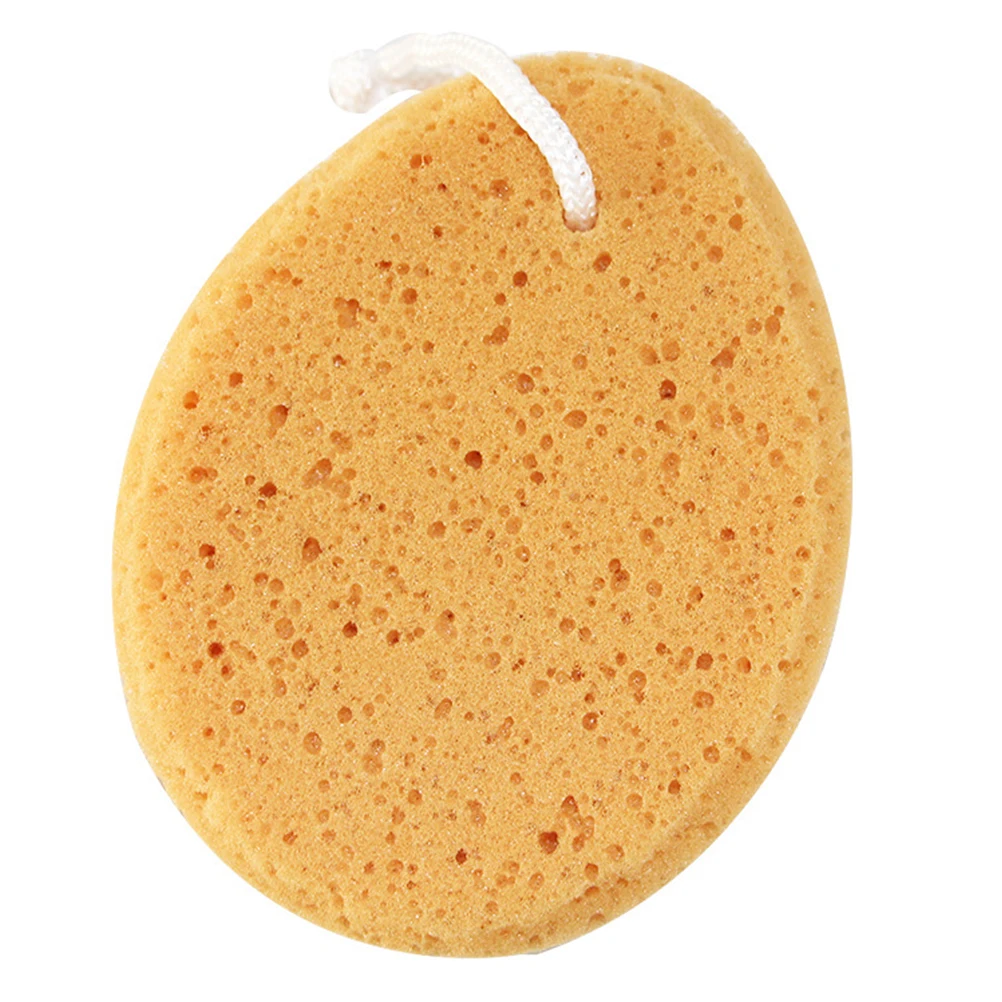 

10Pcs Natural Seaweed Sponge Honeycomb Bath Shower Exfoliating Body Sponge Hanging Rope Durable for Home Travel Outdoors