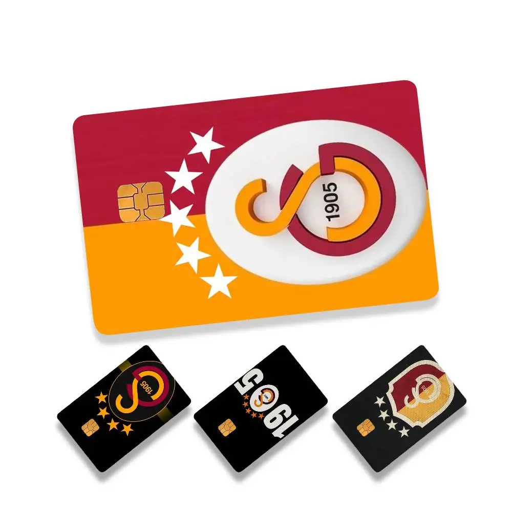 

G-GalatasarayS 1905s Logo HD Waterproof Card Skins Protective Stickers for Credit Bank Game Cards
