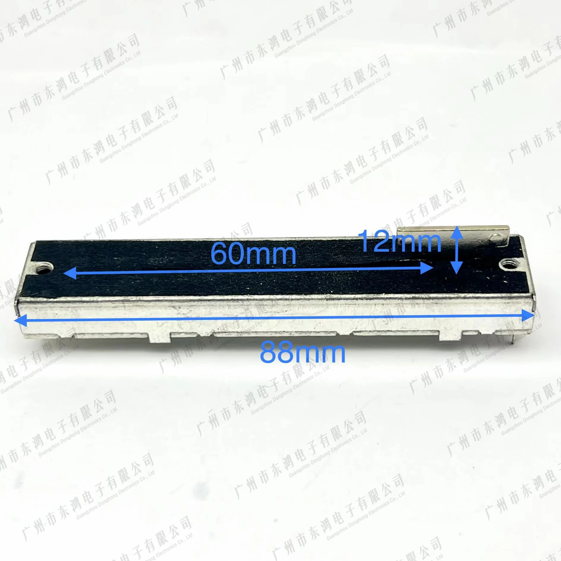 3PCS High quality 88mm sliding potentiometer stereo channel B10k sliding stroke 60mmT axis length 12mm