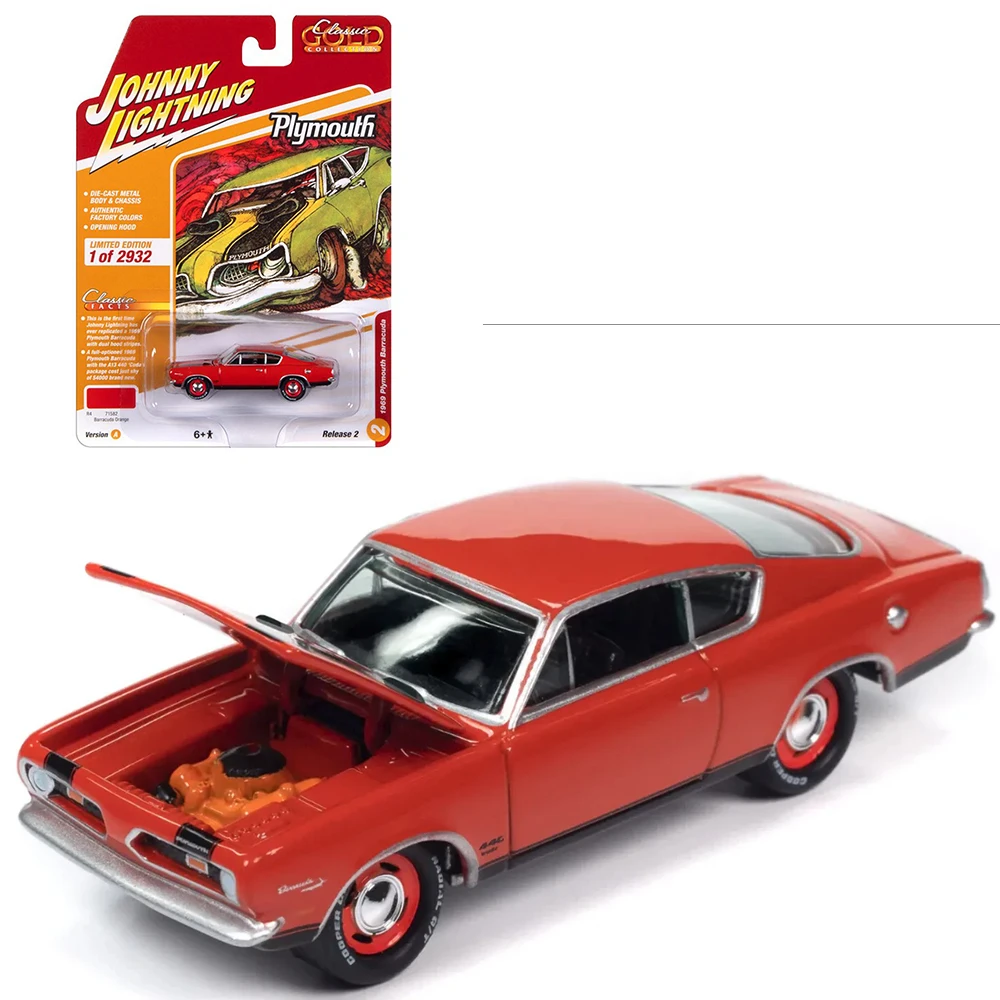 1:64 Alloy Car Johnny Lightning  Auto World Toyota Subaru Voyager Mitsubishi 300 GT Ford 1982 Muscle Car  Toy Boy Plymouth