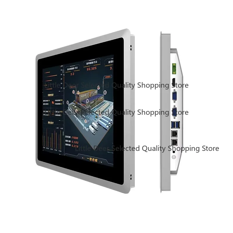 10 12 15 17 19 Inch Full Aluminum Pcap Touch Screen Industrial Pc Embedded Tablet Pc Touch Panel Industrial PC
