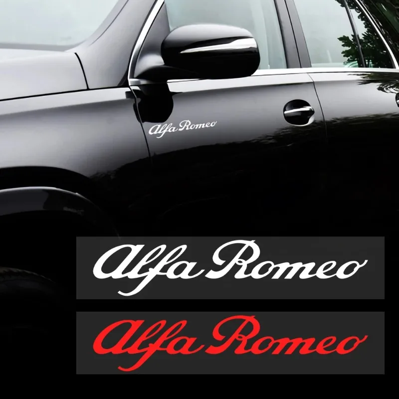 Car Styling Window Door Decal sticker waterproof decoration For Alfa Romeo Giulietta Giulia GT 159 147 156 Mito Brera F1 Stelvio