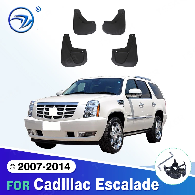 

For Cadillac Escalade 2007-2014 2008 2009 2010 2012 2013 Mudflaps Splash Guards Mudguards Mud Flaps Fender car Accessories