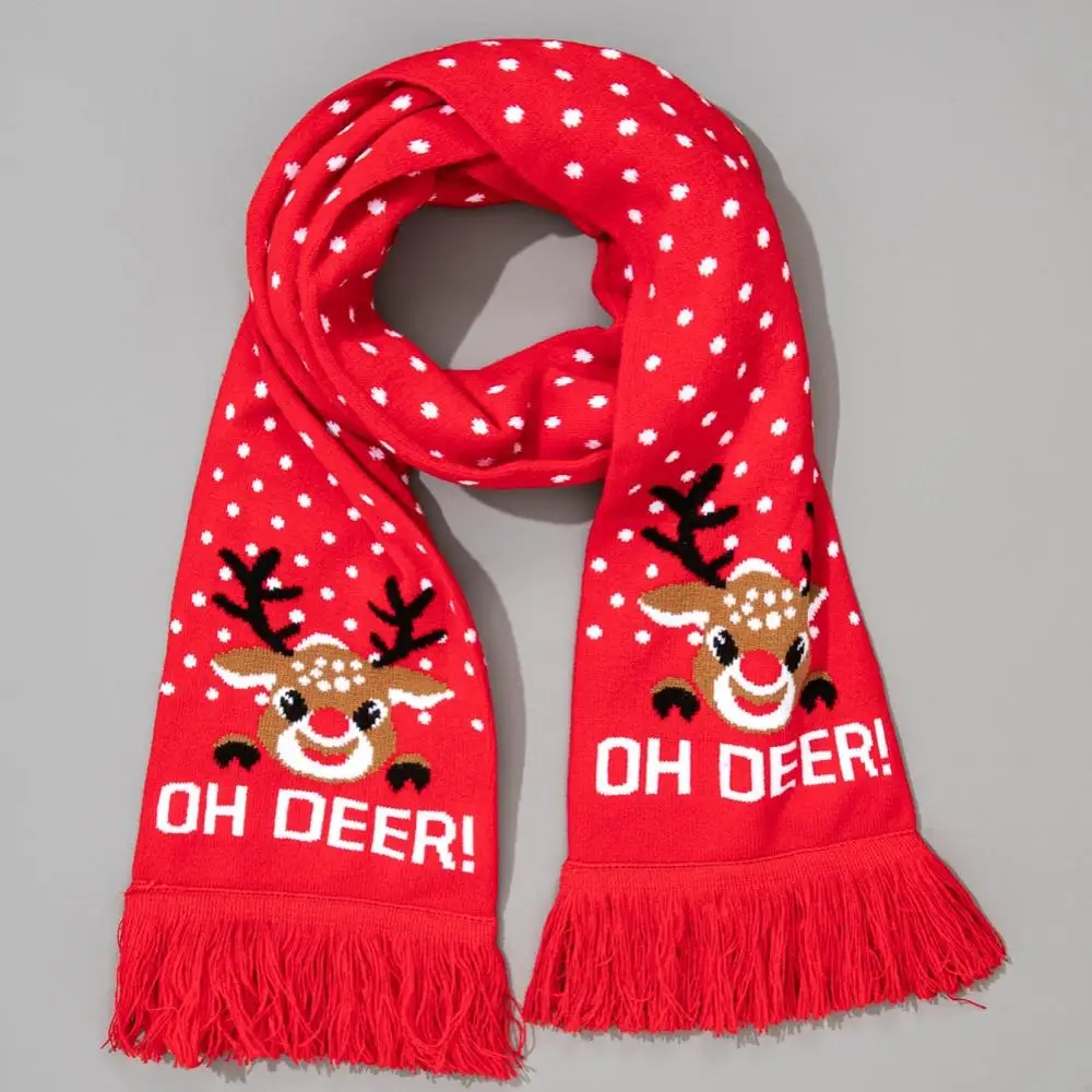 Gorro de Navidad para mujer, bufanda navideña tejida para fiesta de Navidad, gorro de ocio al aire libre, gorros de otoño e invierno, 2 uds.