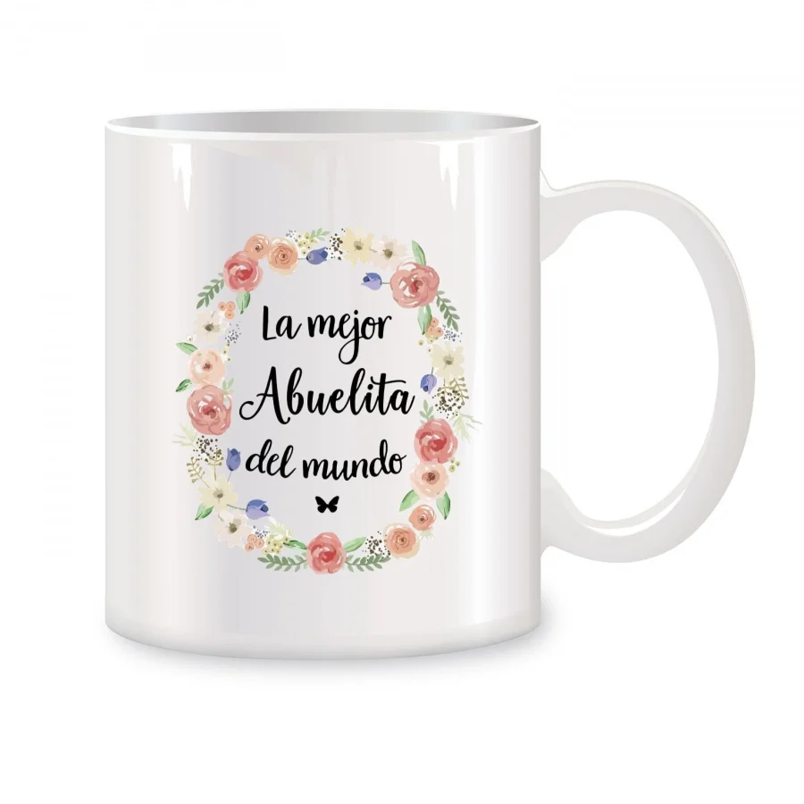 La Mejor Abuelita Del Mundo Mugs For Abuela Grandma In Spanish Birthday Gifts Novelty Coffee Ceramic Tea Cups White 11 oz