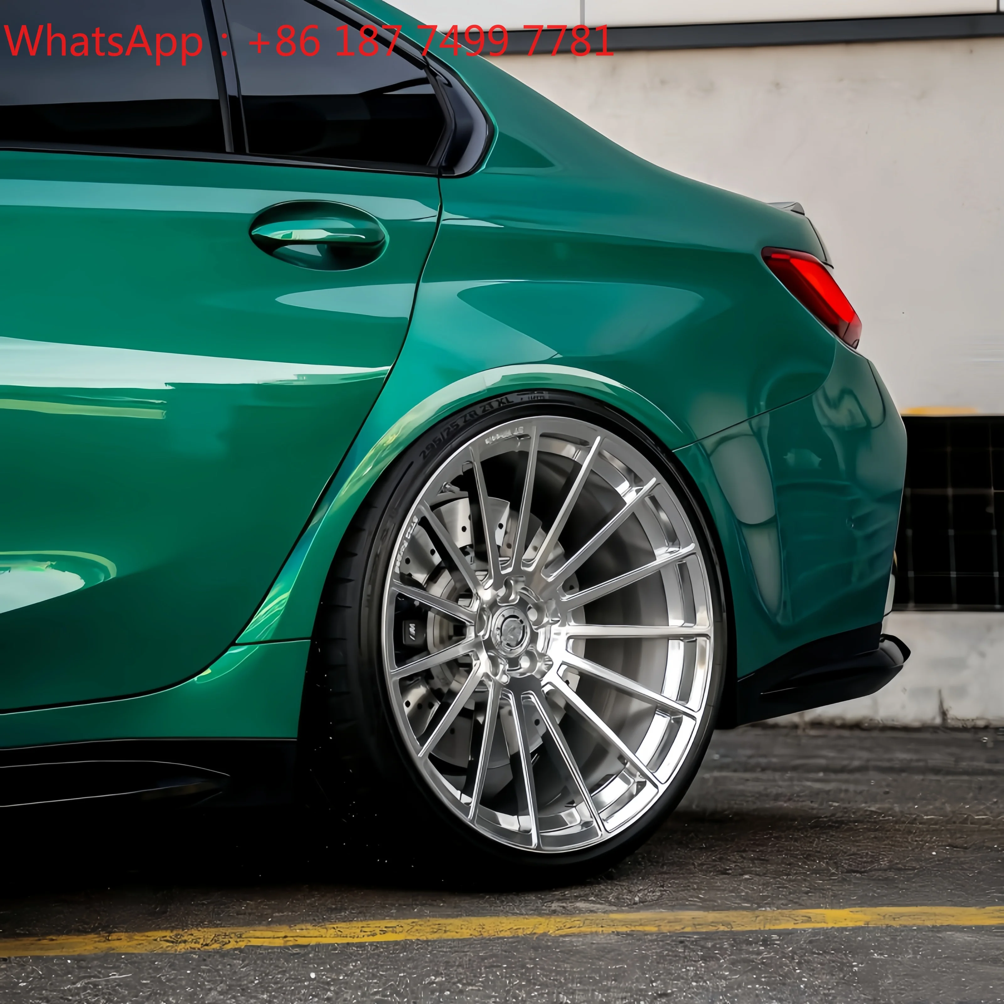 Custom Hyper Silver Painted Forged Alloy Wheels 5x114.3 5x120 19-22 Inch Modified Passenger Car Rims