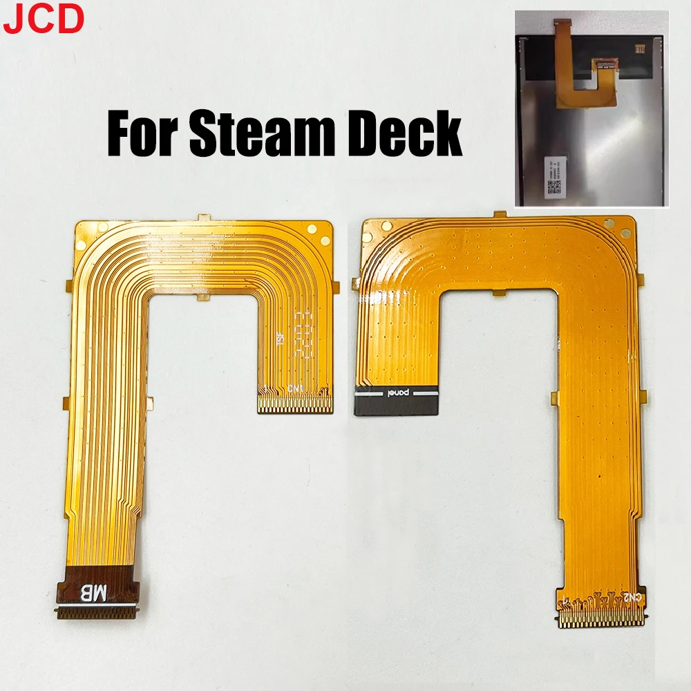 

JCD 1pcs Connection cable FPC For Steam Deck Repair Parts Tool For Steam Deck Screen 512GB Display LCD Connector Accessory