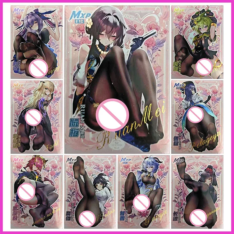 

Аниме История Богини Редкая SXP Коллекционная карта Keqing Fischl Pelageya Takao Ganyu Naganami Pelageya Игрушки для мальчика Подарок на день рождения