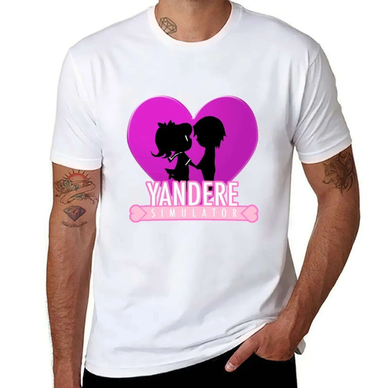 

Yandere Simulator - Yandere Love Print T-Shirt g man t shirts for men t shirt man cotton T-Shirt