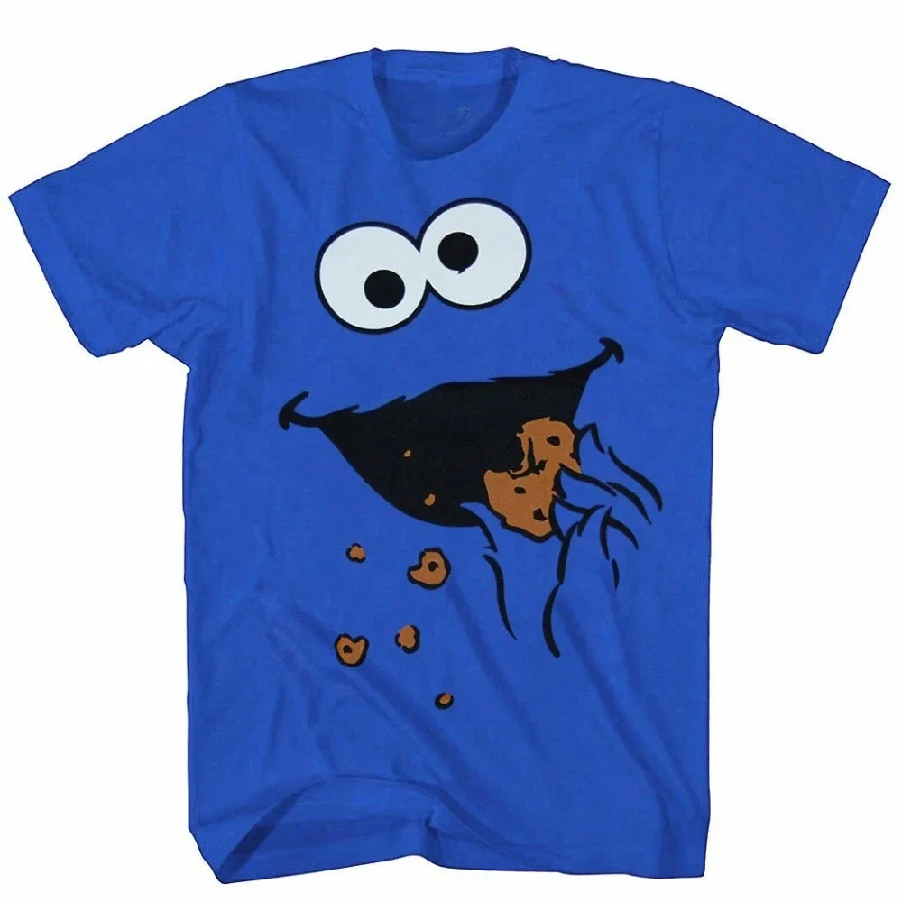 Krümelmonster T-Shirt für Männer, Frauen, Kinder, Kostüm für Karneval, Mardi Gras, Gruppenkostüm, Faschingskostüm, Größe S-4XL – Detail 2