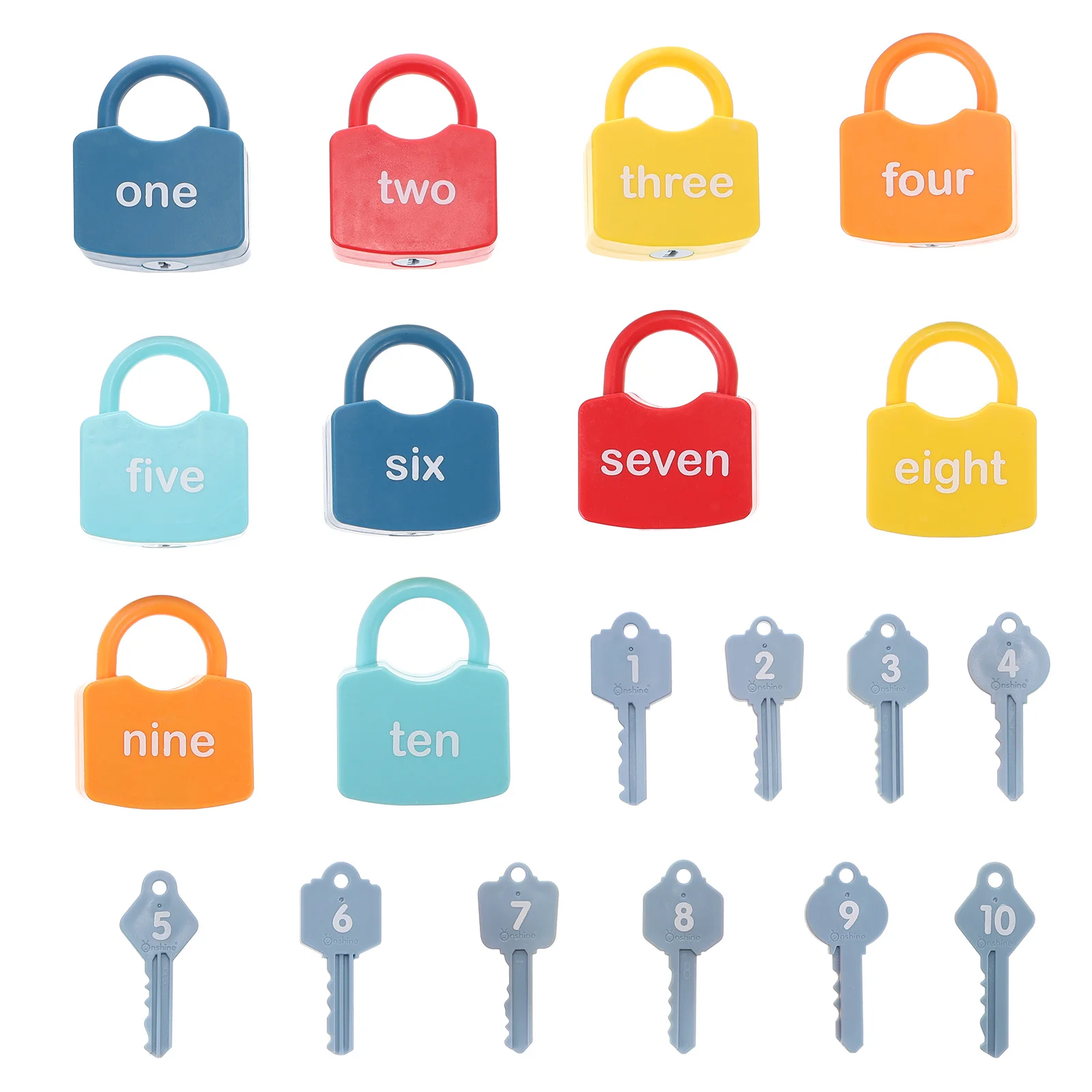 

1Set Digital Lock Puzzle for Kids Learning Numbers Matching Sorting Counting Educational Activity Game Toddler Preschool Early