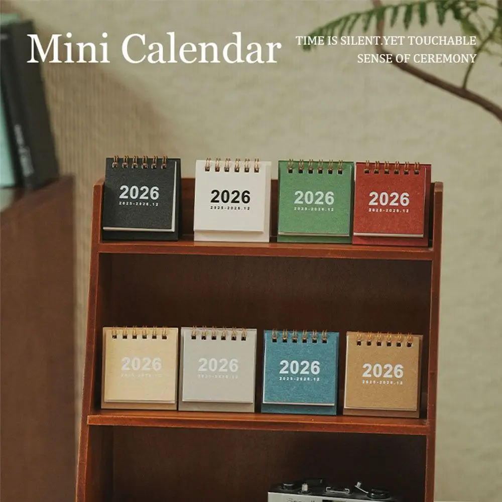 

Creative Coil 2026 Desk Calendar Portable Desktop Decoration Mini Calendar Daily Planner Office School Supplies