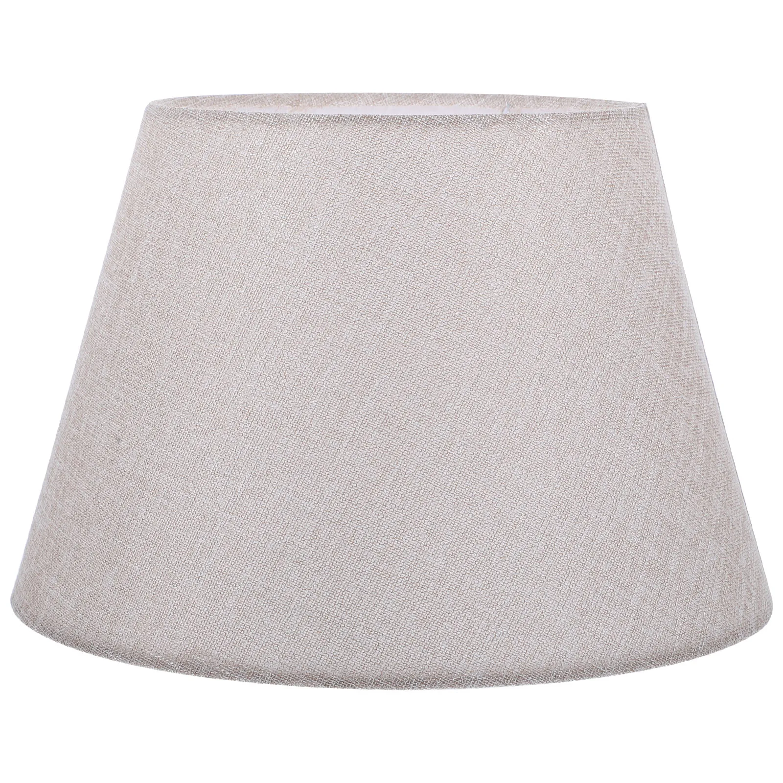 

Beige Cloth Lampshade 180x280x190H for Table Lamp Desk Decor Bedroom Living Room Simple Fashionable Replacement