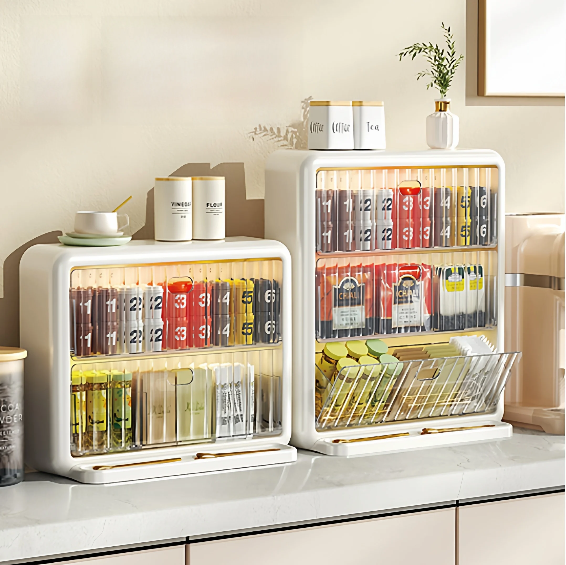 

Настольный пылезащитный органайзер для дезинфекции и хранения чашек, стаканов и чайных сервизов