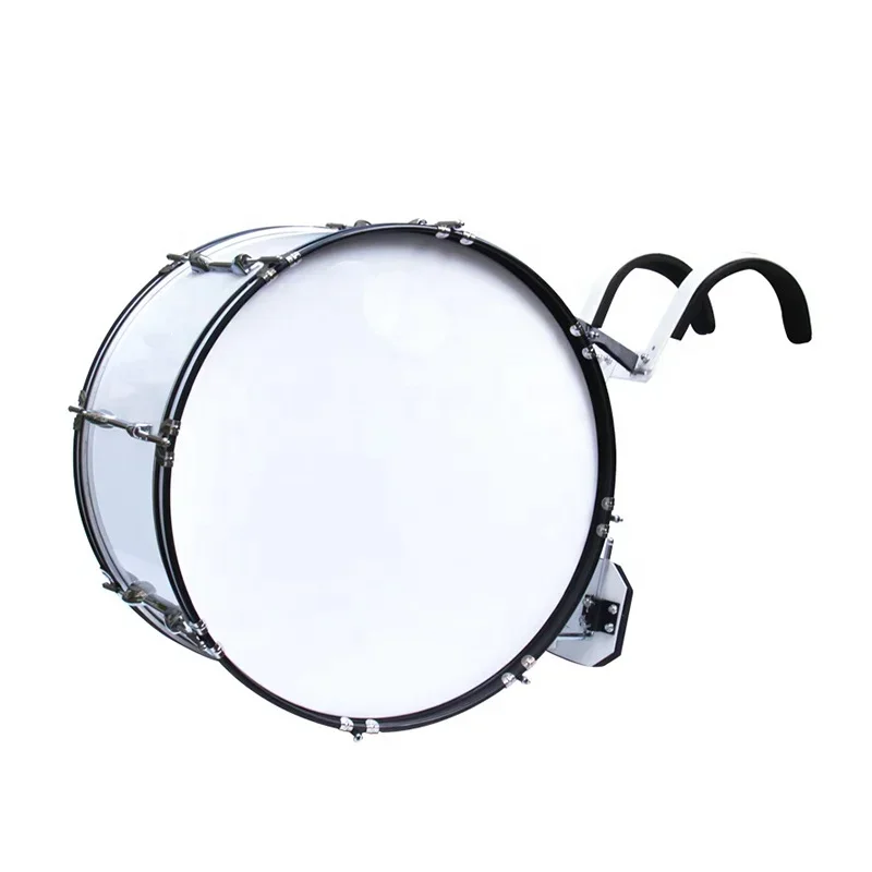 Musical Instruments B Adult Poplar Shell 18'' Marching Bass Snare Drum Set 0.8mm Steel Drum Set for School Kids