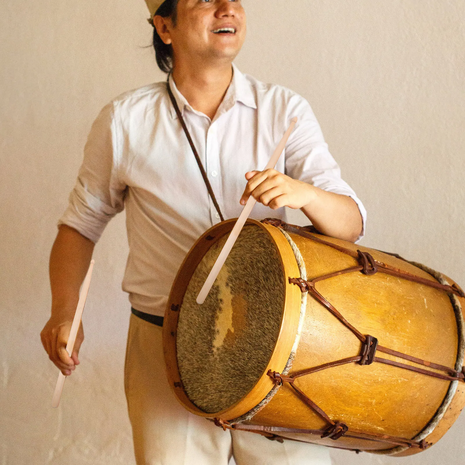 

6Pairs Drumsticks Maple Wood Comfortable Grip Drumsticks Suitable for Jazz Drum Sets Practice Drum Sticks Drumming Equipment