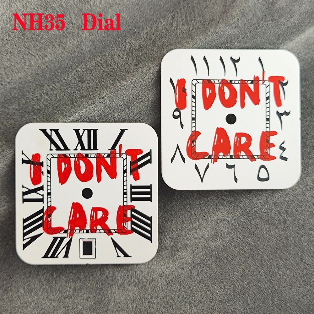 

Персонализированный циферблат NH35 Sandus, квадратный римский циферблат, циферблат с арабскими цифрами, подходит для аксессуаров для часов с механизмом NH35