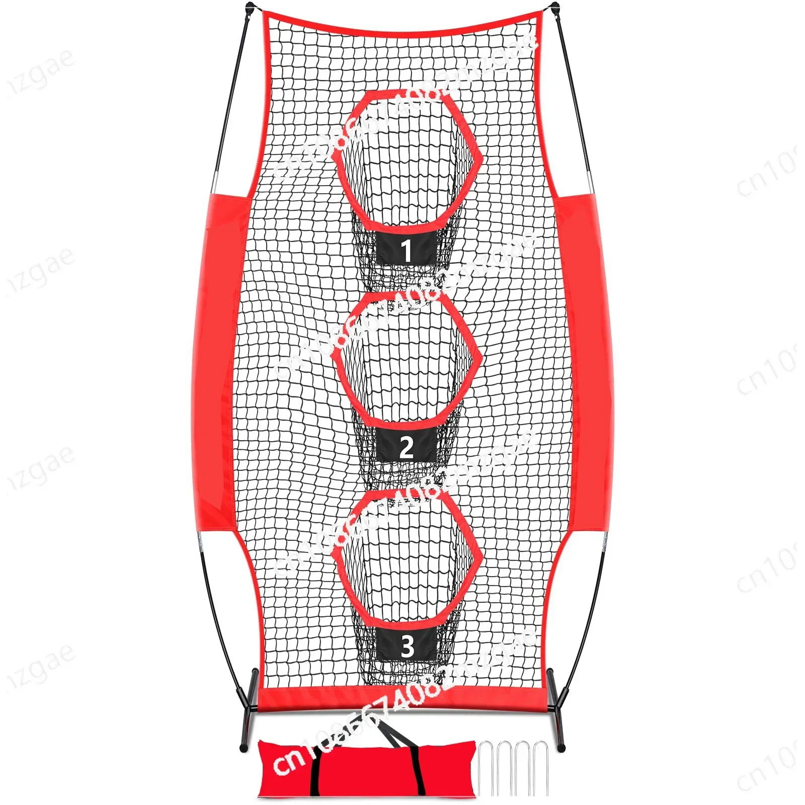 Portable American Football Net Baseball Net Soccer Training Hanging Target Net Holed Football Training