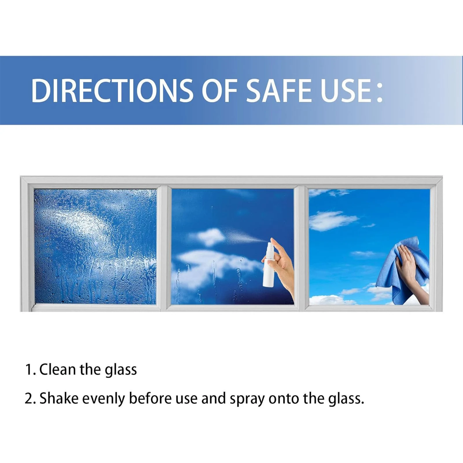 Glass Reflective Coating Spray 30 ML Easy To Apply Glass Coating Spray Glass Cleaner Sprays for Home And Automotive Windows