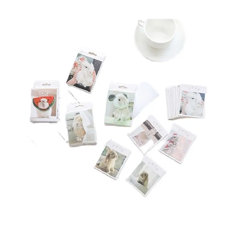 30 Sheets/Set Lovely Bunny Rabbit Postcard/Greeting Card/Message Card/Birthday Letter Envelope Gift Card