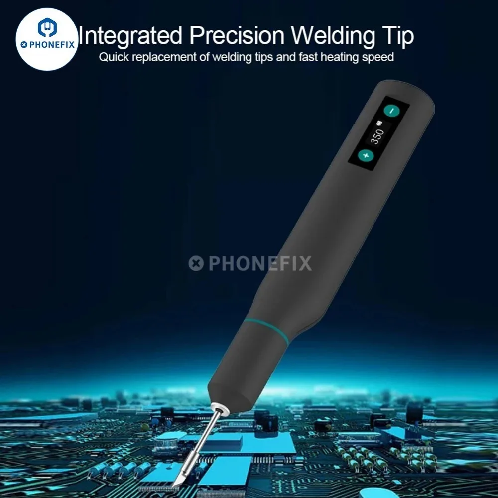 QUICK TS1 Portable Intelligent Soldering Iron Station High Endurance Type-C with 2 Tip for Phone PCB BGA Welding Repair Tool