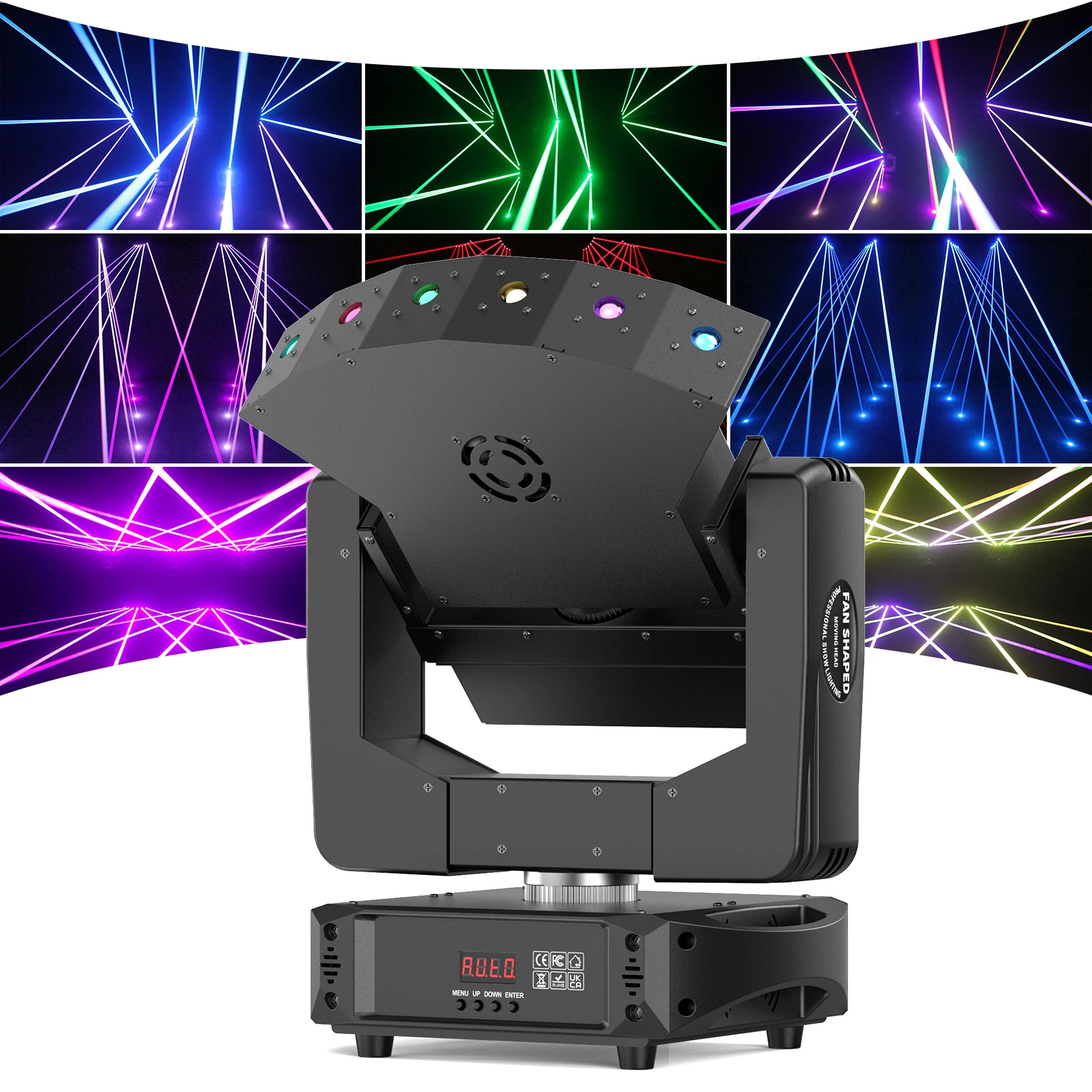 

Datewink 60 Вт RGB 6LED движущиеся головные фонари 3-осевое вращение DMX512 луч сценического освещения для DJ дискотека вечеринка свадьба ночной клуб