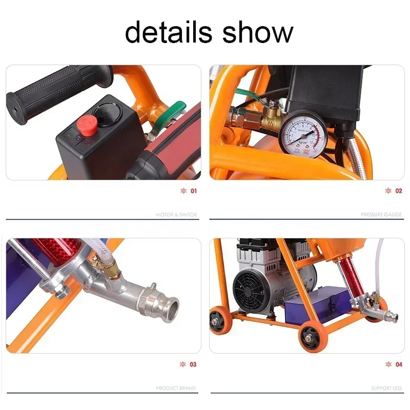 

Multi-functional High pressure wall plastering grouting cement mortar spraying machine