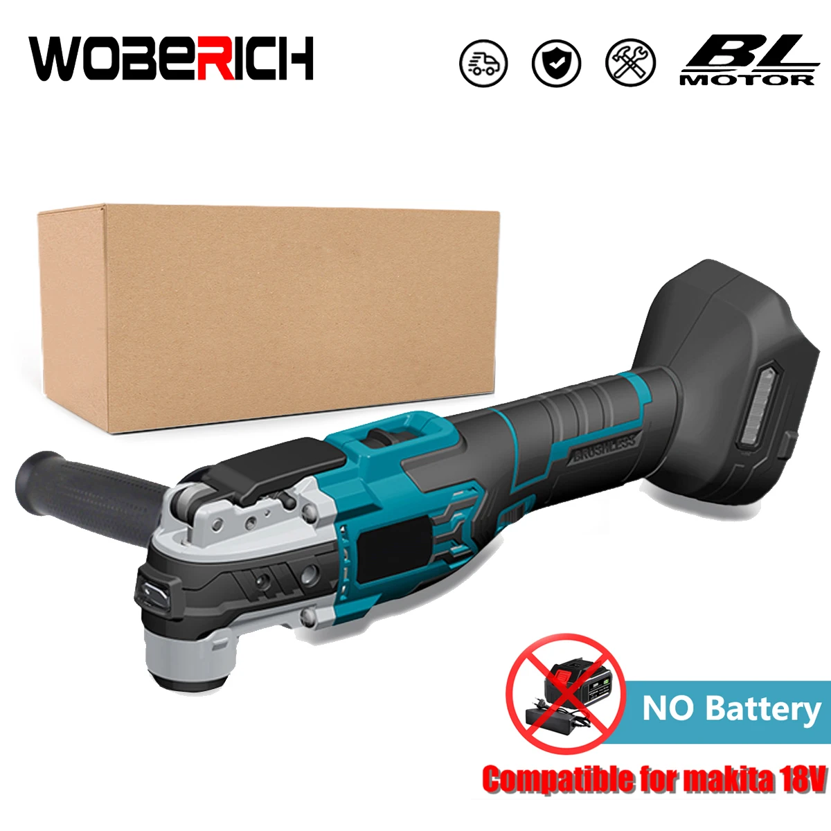 

Brushless Electric Cordless Oscillating Multitools Machine Multi-function Trimmer Saw Renovator Power Multi-Tools For Makita