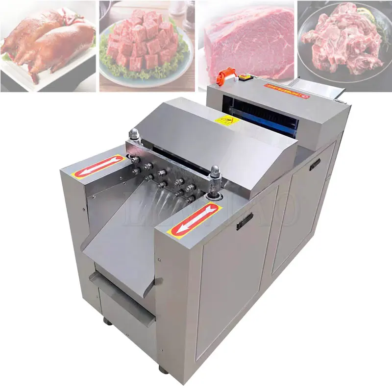 Commercial Meat Cutter Chicken Cutting Machine Duck Goose Fish Rabbit Dicing Machine 380V