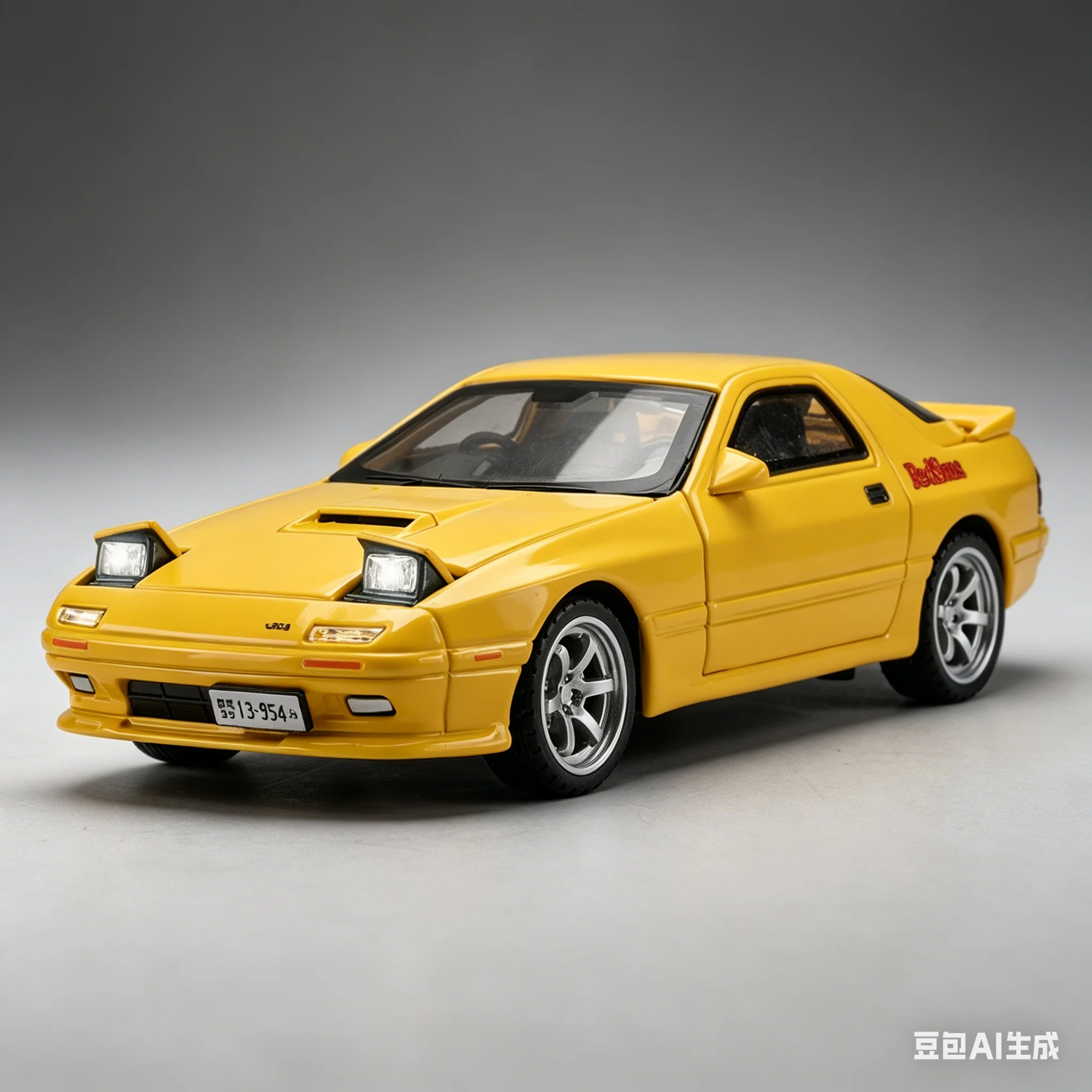

1:32 RX7 Alloy Sports Car Model Diecasts Metal Toy Racing Car Vehicles Model Simulation Sound and Light Childrens Toy Gift