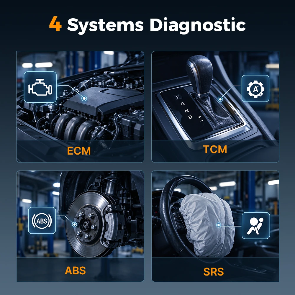 NEW EDIAG H352 OBD2 Scanner Bidirectional Scan Tool, 15 Reset Services Oil/TPMS/EPB/BMS/SAS/Brake/Throttle Car Scanner Diagnostic Tool, AutoAuth FCA, CANFD, AutoVIN, Lifetime Free Update