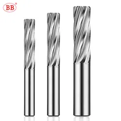 BB 8.67-12.09 Machine Reamer Spiral Flute Solid Carbide Uncoated Tolerance Chucking Metal Cutter CNC for Aluminum