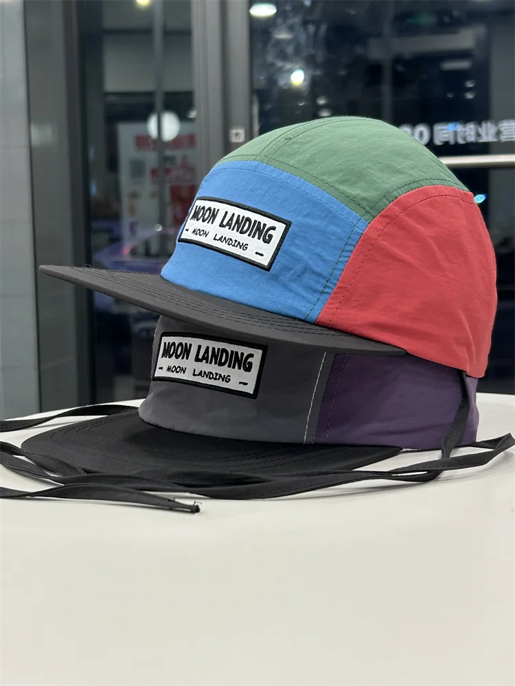 

Color matching quick-drying cap Men's and women's summer outdoor travel visor Sun protection cycling cap Baseball cap