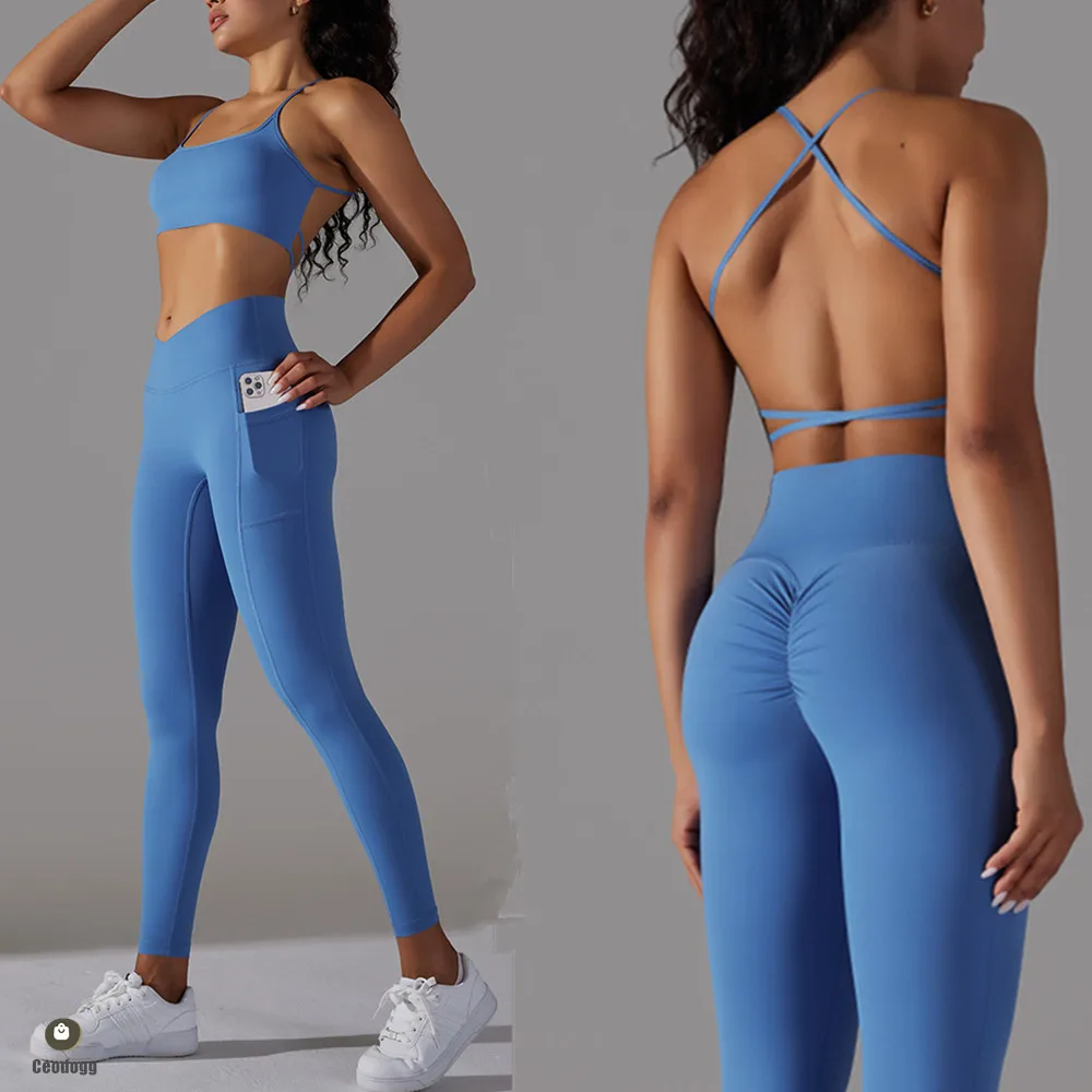 1/2PCS Sportswear Women Yoga Set Gym Set Fitness Bra Sports Shorts Push Up Workout Running Clothing Gym Wear Athletic Sport Suit