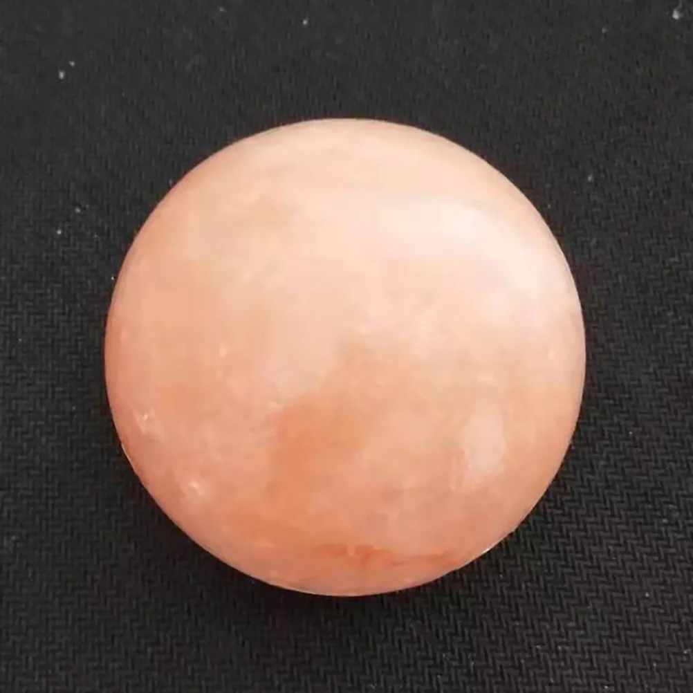 Jabón de sal con bola de cristal, bola de masaje de piedra de minerales de sal Natural (naranja), 1 ud.