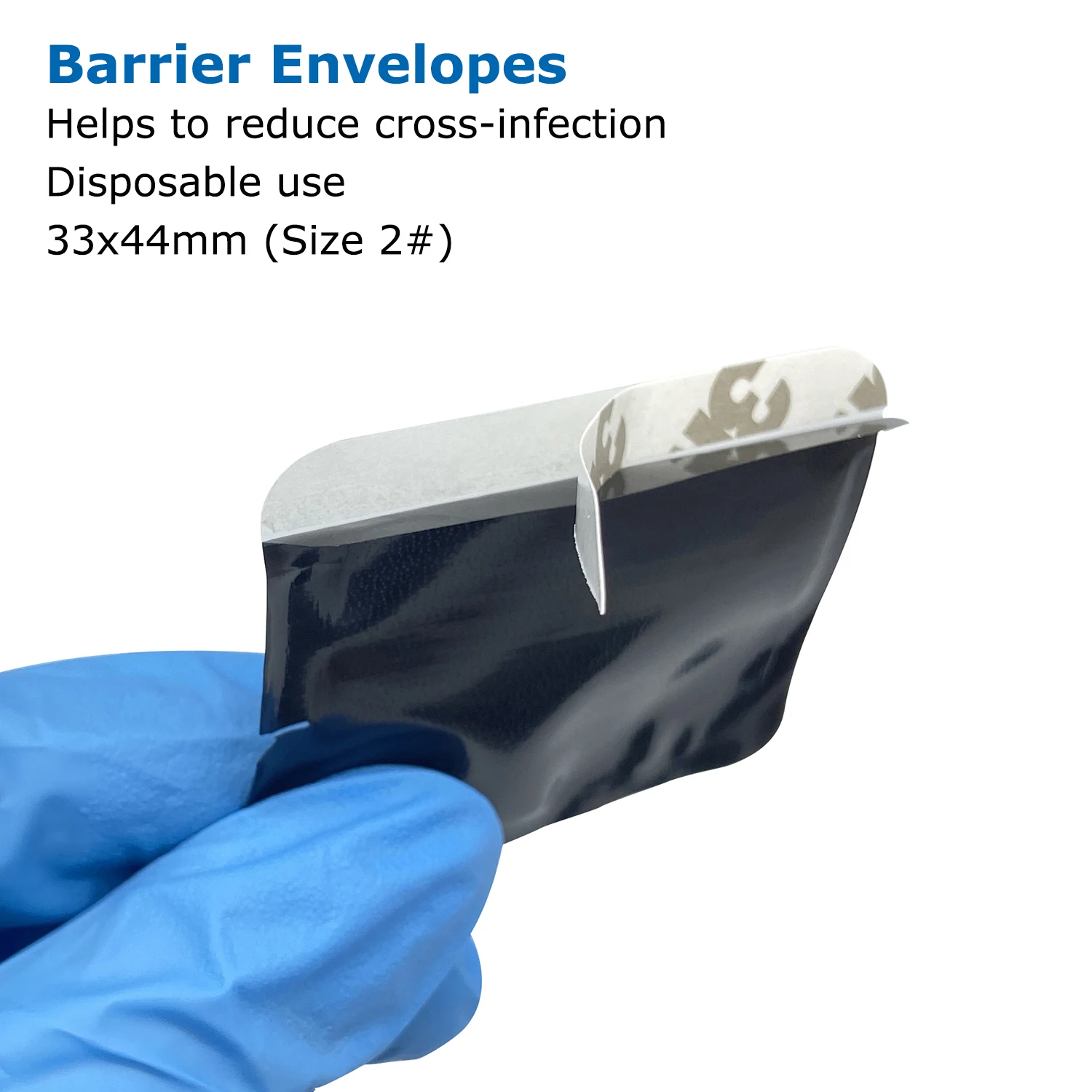 100 pçs envelopes de barreira dentária descartável bolsa protetora sacos capa para filme raio x placa fósforo dental digital ray scan x