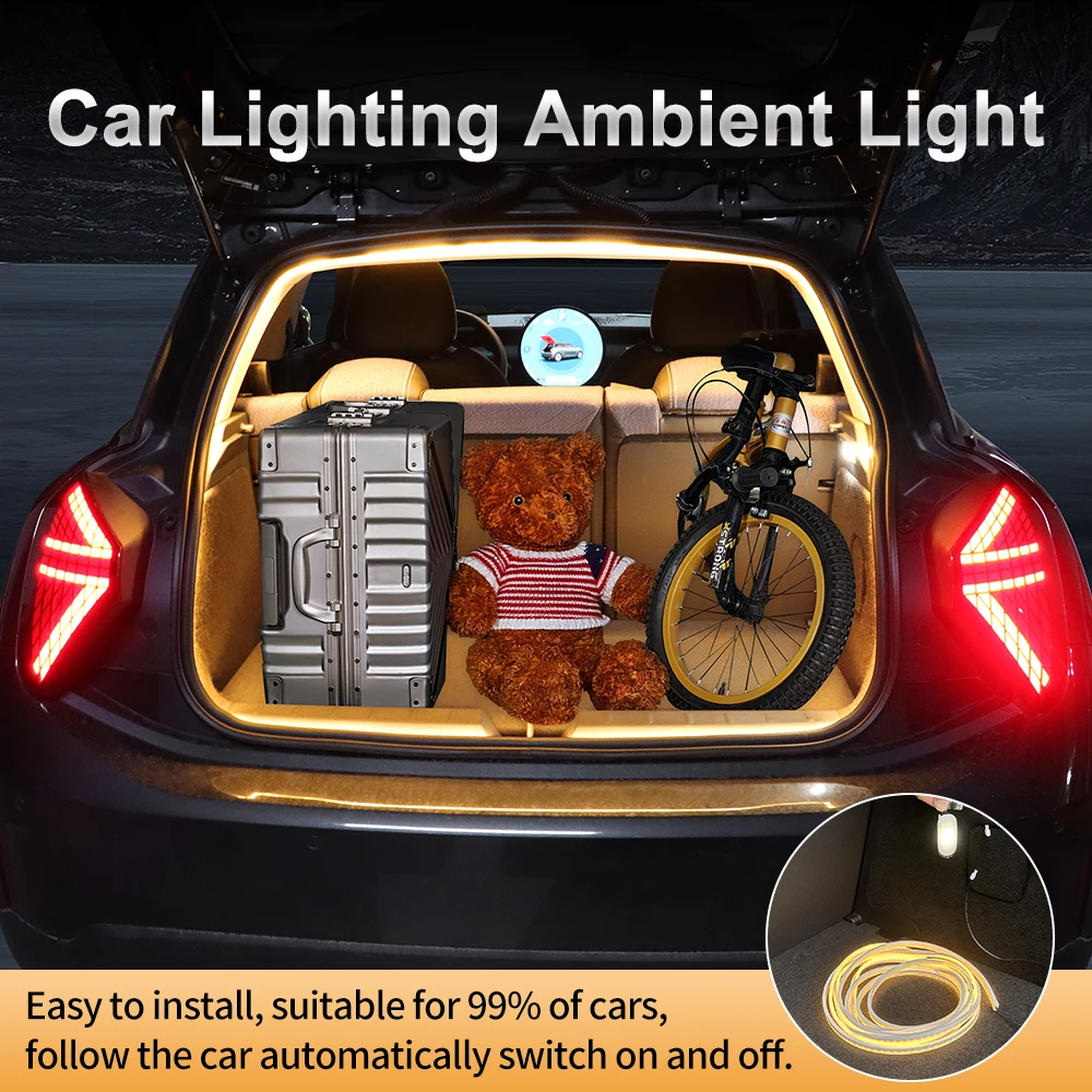 Rear Trunk Light for Mini Cooper S F54 F55 F56 F60 R55 R56 R60 J01 Electric F65 F66 F67 U25 Countryman Bright LED Silicone Light