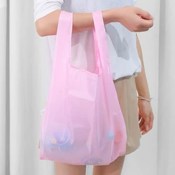 Portable Folding Shopping Bag Large Bags Thick Bag Foldable Waterproof Ripstop Bag Handbag Grocery Tote Bag