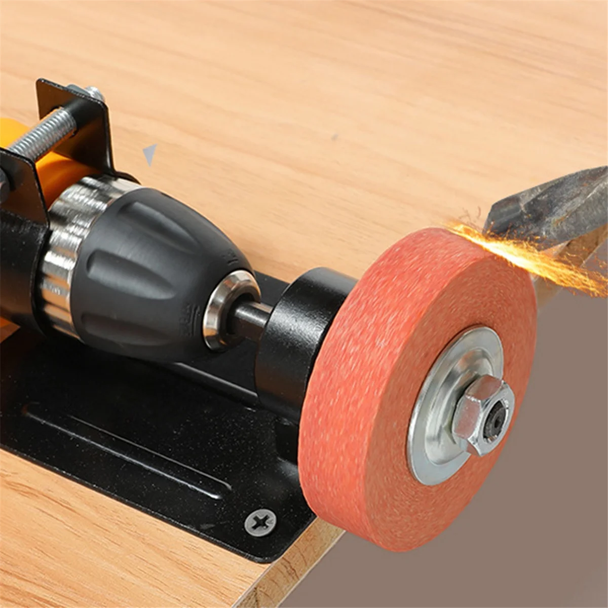 LELE perceuse électrique à main pour meuleuse Machine ponceuse ensemble de Conversion meule polissage meule couteau Hrinder,A