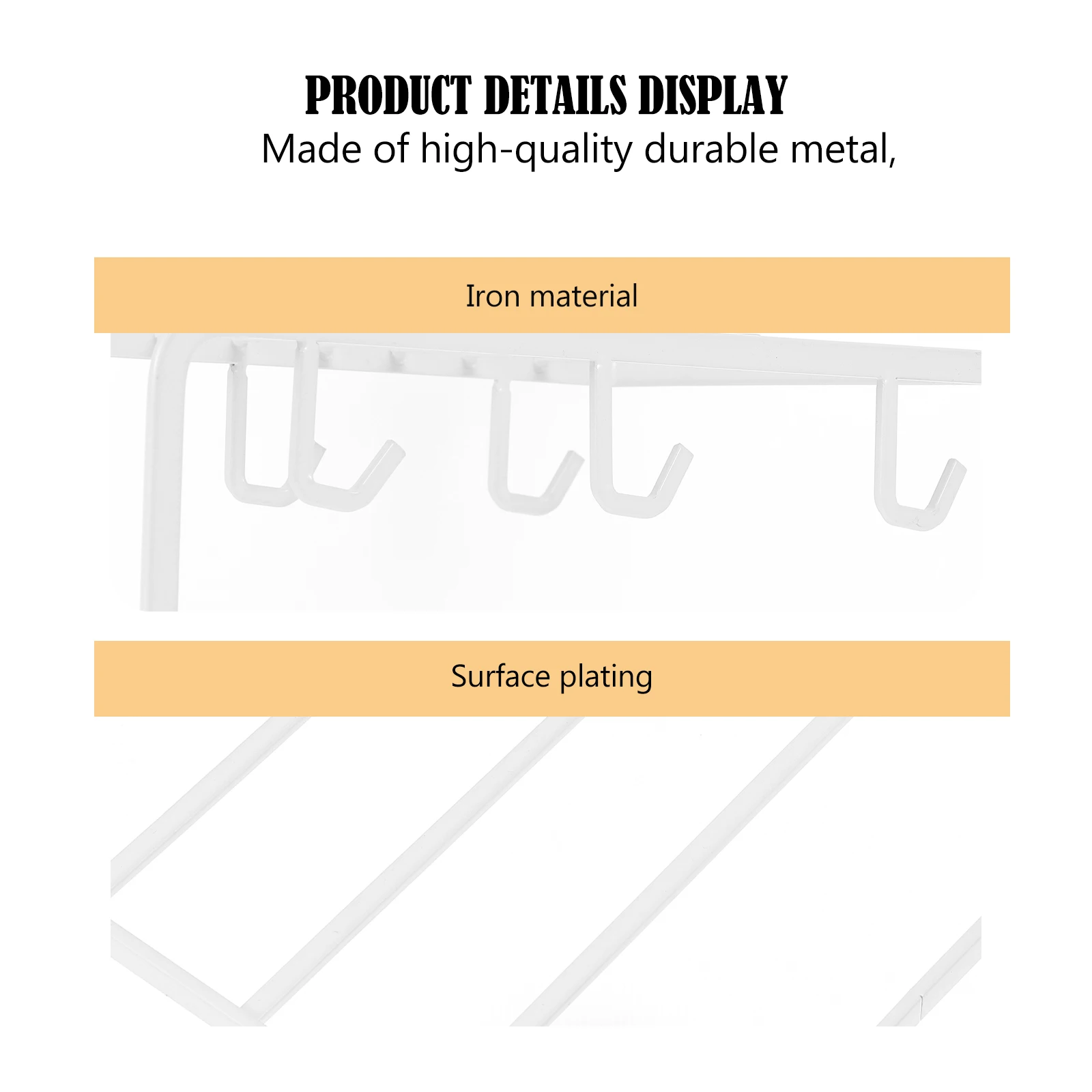 

1pc Household Draining Rack Iron Cup Storage Shelf Coffee Cup Display Stand Drainage Holder For Kitchen Home Bar Office