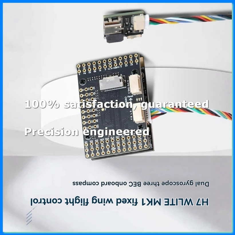 H7Wlite MK1 H7 Flight Controller Fixed Wing FC Onboard BEC Compass Dual Gyroscope for FPV RC Drone Fixed Wing-AD23